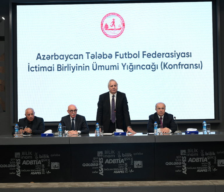 Azərbaycan Tələbə Futbol Federasiyası İctimai Birliyinin Ümumi Yığıncağı (Konfransı) keçirilmişdir.